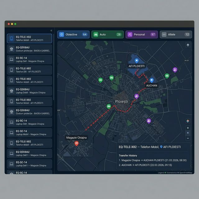 Hartă trasabilitate